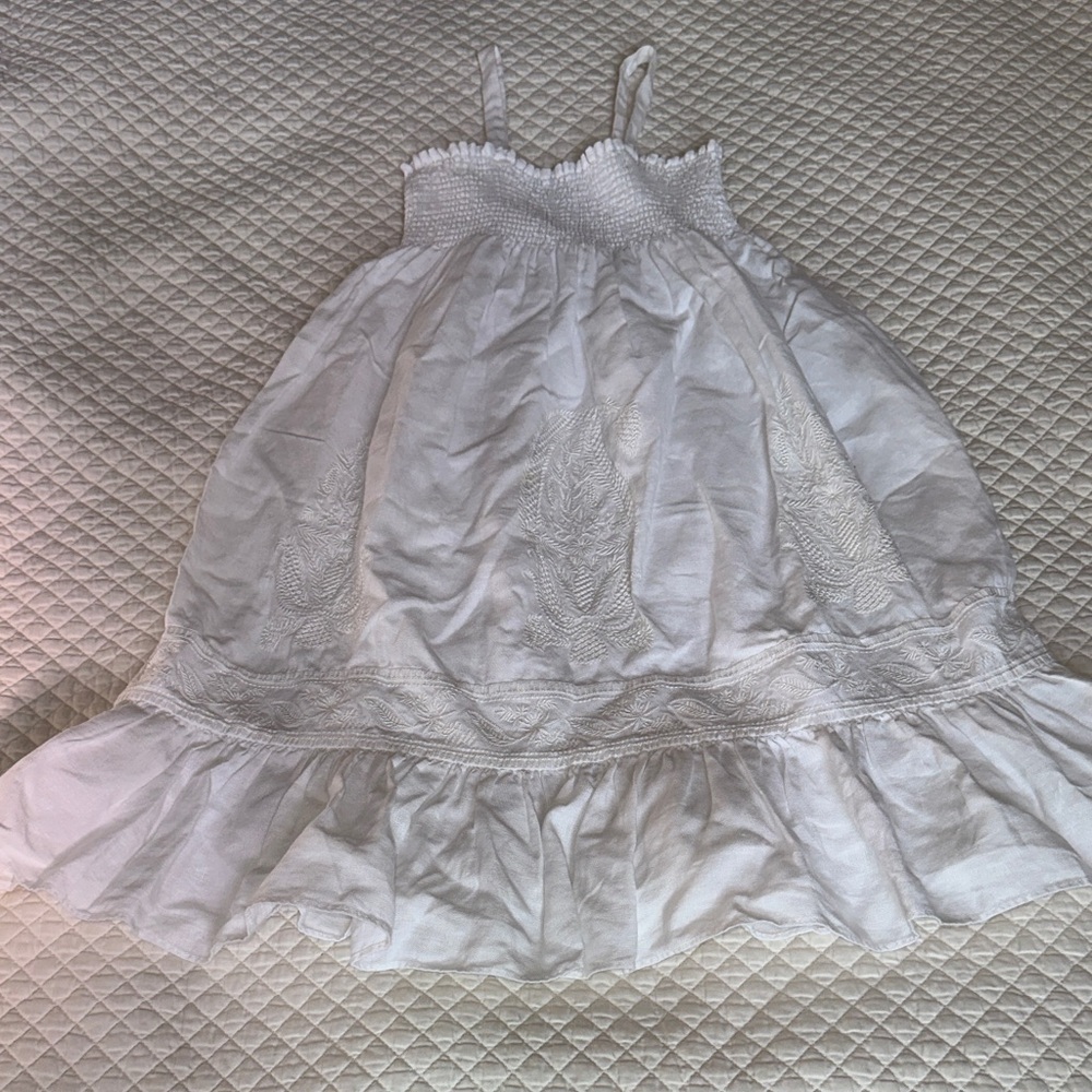 Ralph Lauren White embroidered dress